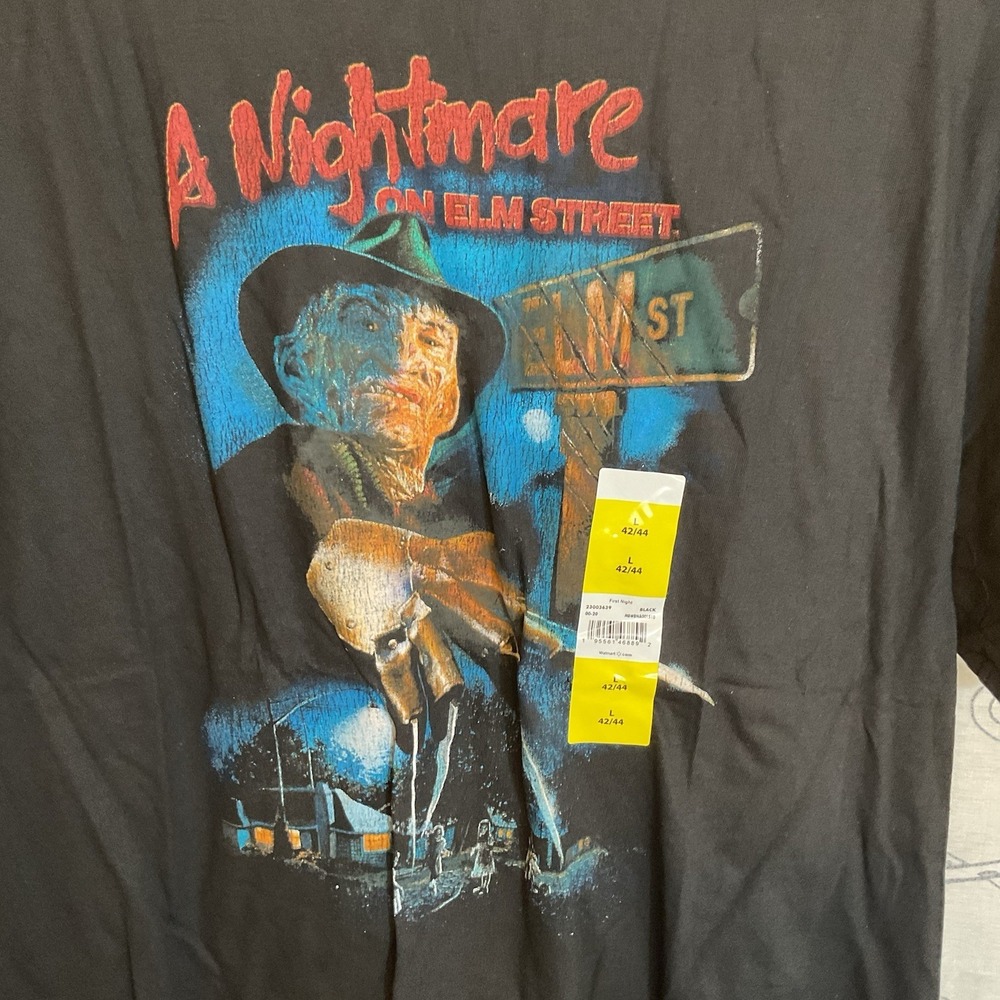 A Nightmare on Elm Street T-Shirt Adult Size Large Horror Movie Freddy Krueger
